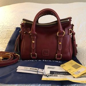 Dooney & Bourke Florentine Micro Satchel Bordeaux